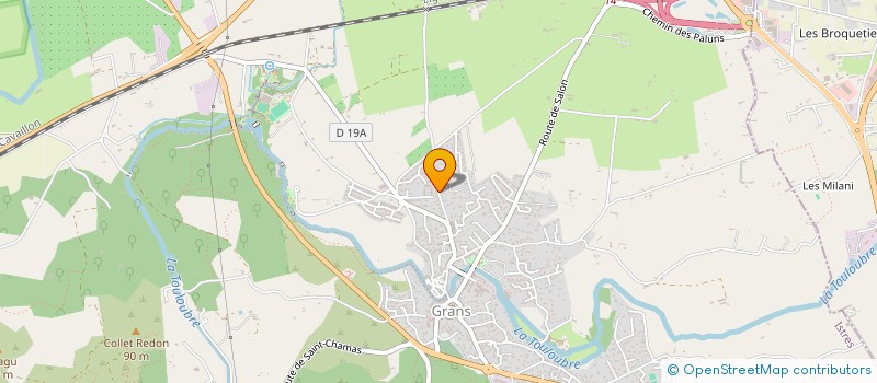 localisation de l'entreprise AS GRANSOISE  GRANS