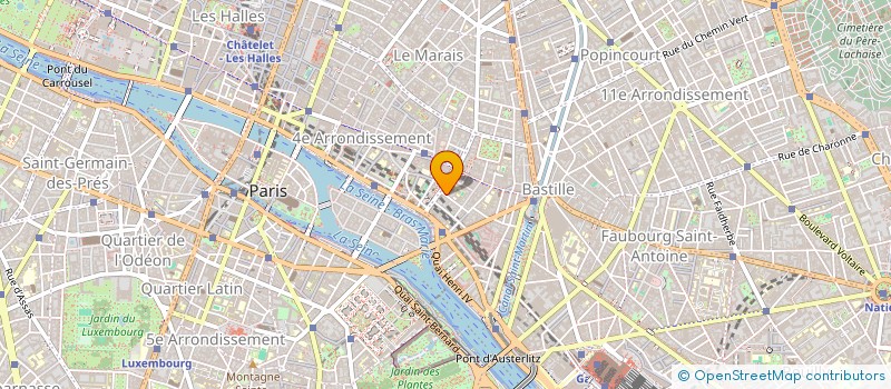 localisation de l'entreprise AS GROUP à PARIS
