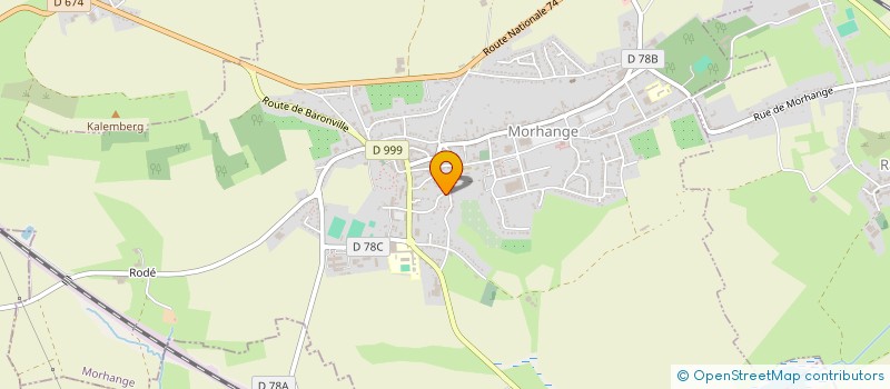 localisation de l'entreprise AS GYM POUR TOUS  MORHANGE