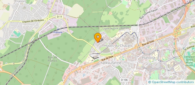 localisation de l'entreprise AS HOLDING  BESANCON