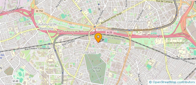 localisation de l'entreprise AS HOLDING à LILLE