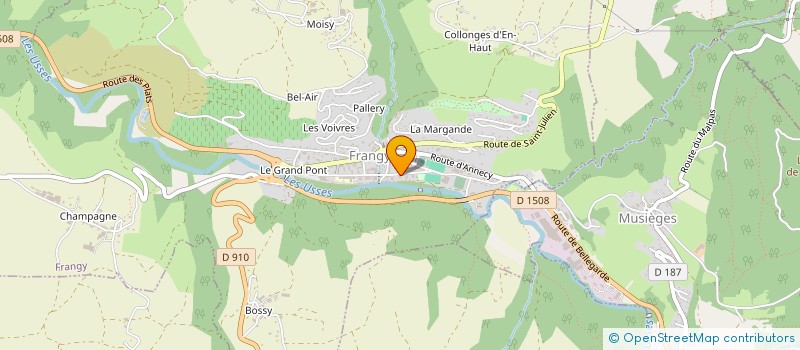 localisation de l'entreprise AS HOLDING  FRANGY