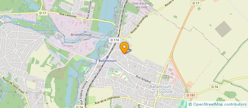 localisation de l'entreprise AS HOLDING  BALLANCOURT-SUR-ESSONNE