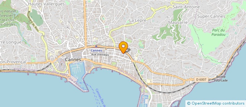localisation de l'entreprise AS.IM DEVELOPPEMENT à CANNES
