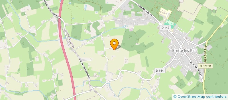 localisation de l'entreprise AS IMMO  BRETTE LES PINS