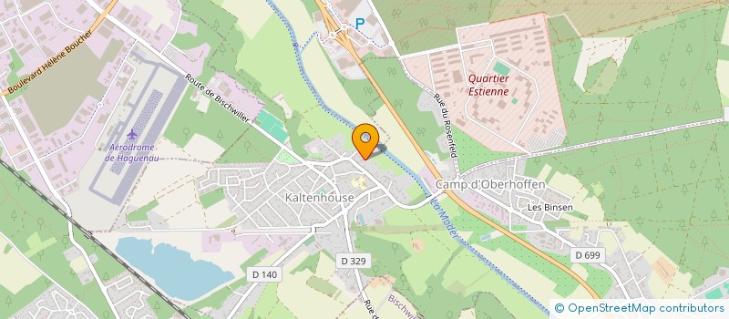 localisation de l'entreprise AS'IMMO  KALTENHOUSE