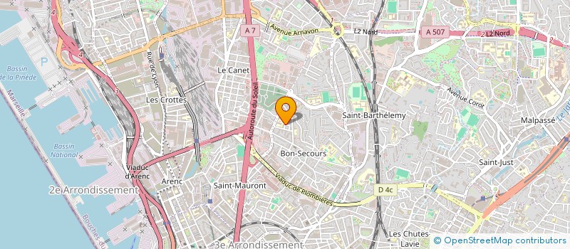 localisation de l'entreprise AS IMMO  MARSEILLE