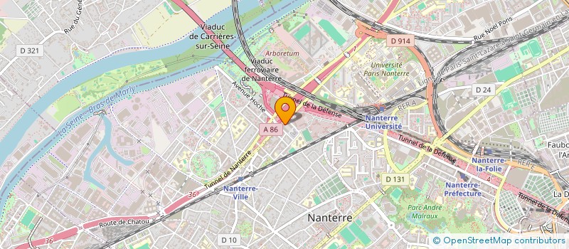 localisation de l'entreprise AS IMMO  NANTERRE