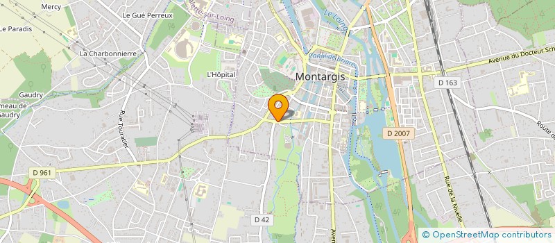 localisation de l'entreprise AS IMMO à MONTARGIS