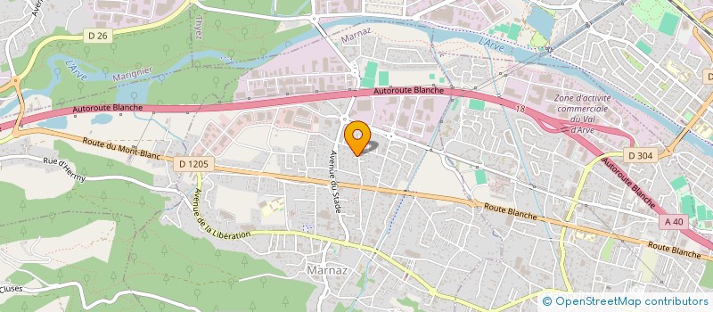 localisation de l'entreprise AS'IMMO  MARNAZ