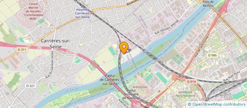 localisation de l'entreprise AS IMMO  CARRIERES-SUR-SEINE