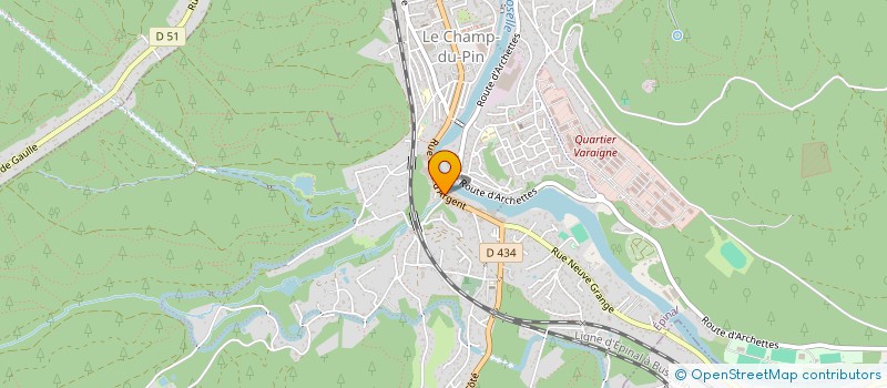 localisation de l'entreprise AS IMMO à EPINAL