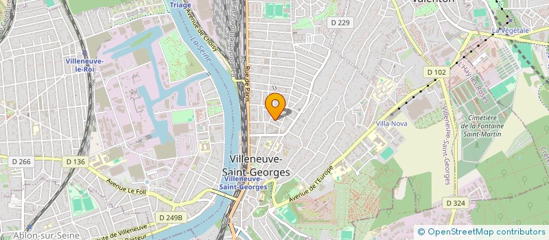 localisation de l'entreprise AS. IMMO  VILLENEUVE-SAINT-GEORGES