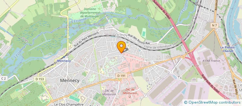 localisation de l'entreprise AS IMMOBILIER  ORMOY