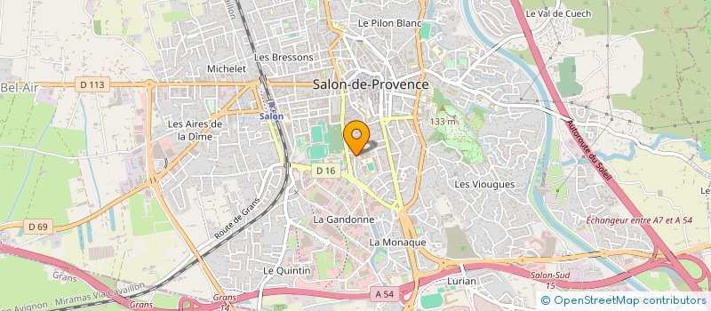 localisation de l'entreprise AS IMMOBILIER  SALON-DE-PROVENCE