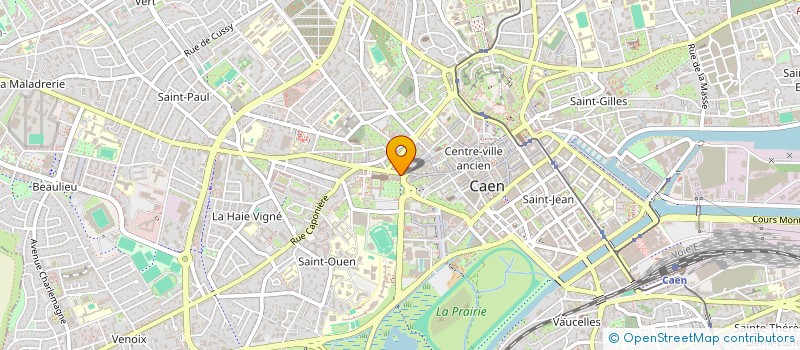 localisation de l'entreprise AS IMMOBILIER à CAEN