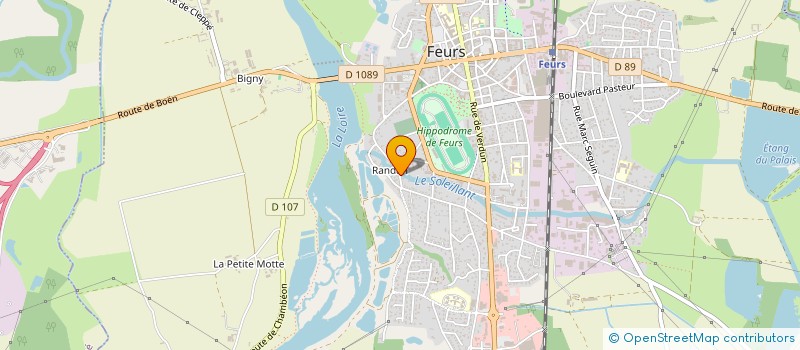 localisation de l'entreprise AS IMMOBILIER  FEURS