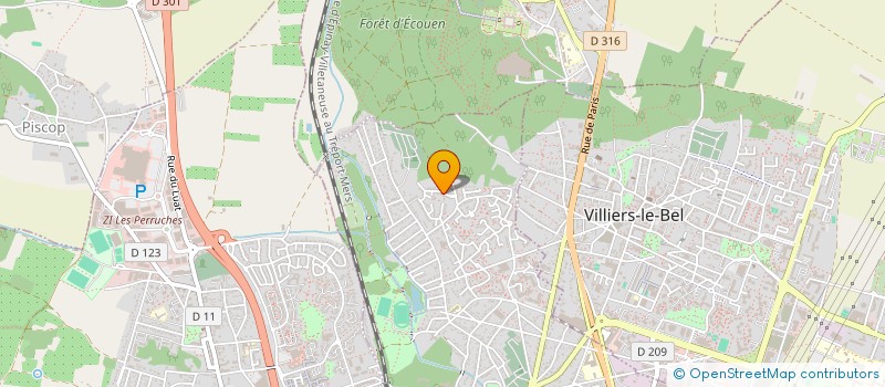 localisation de l'entreprise AS IMMOBILIER à SARCELLES