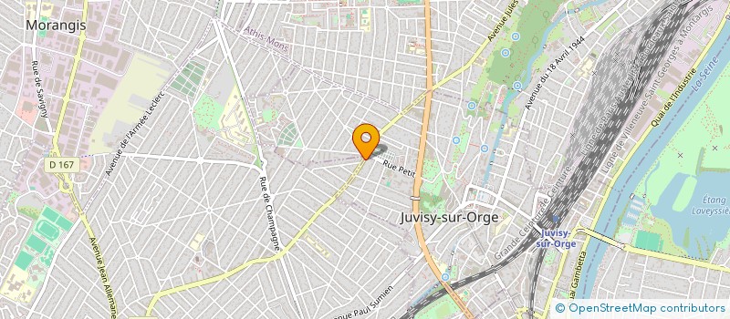 localisation de l'entreprise AS IMMOBILIER SARL à JUVISY-SUR-ORGE