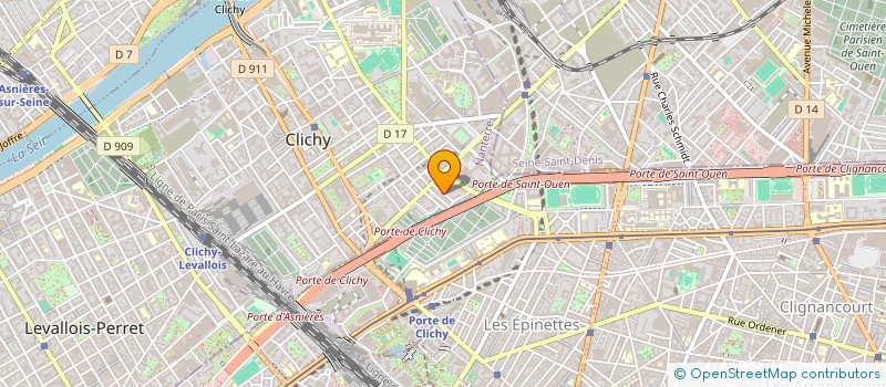 localisation de l'entreprise AS IMPORT + à CLICHY