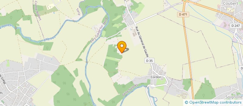 localisation de l'entreprise AS IMPORTS  GRISY-SUISNES