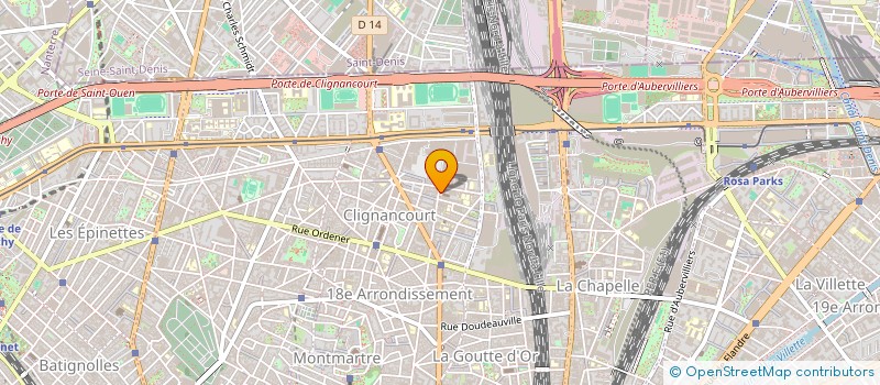 localisation de l'entreprise AS INTER à PARIS