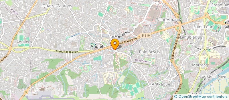 localisation de l'entreprise AS INTERIM  ANGLET