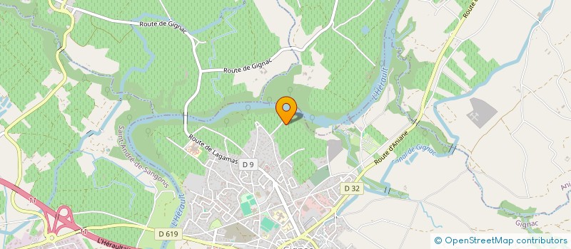 localisation de l'entreprise AS INVEST  GIGNAC