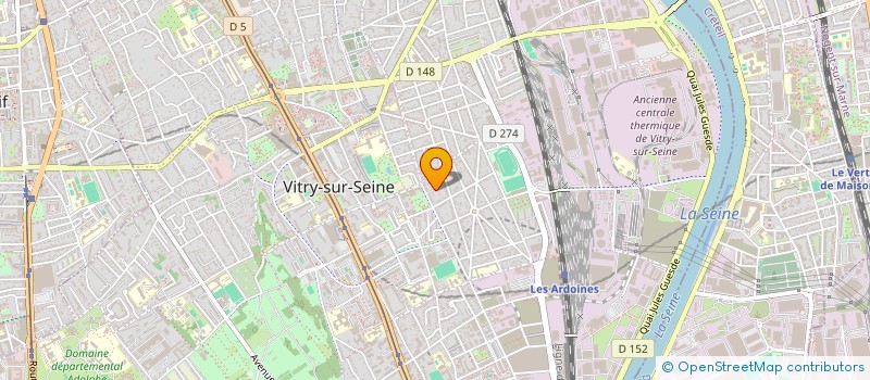 localisation de l'entreprise AS INVEST  VITRY-SUR-SEINE