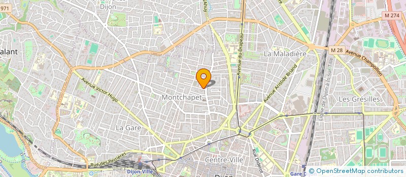 localisation de l'entreprise AS INVEST  MONTAGNY-LES-BEAUNE