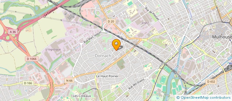 localisation de l'entreprise AS INVEST  MULHOUSE