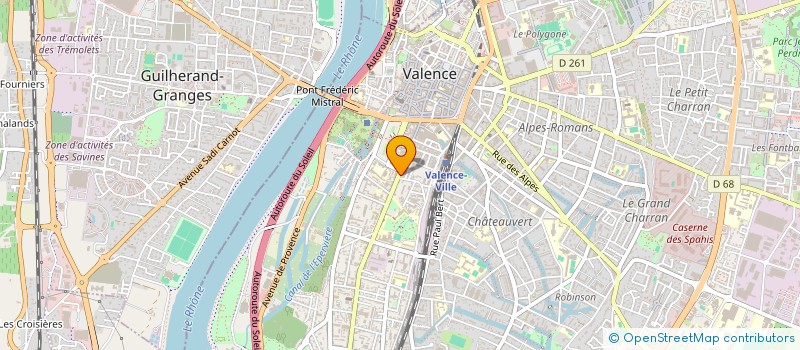 localisation de l'entreprise AS INVESTISSEMENTS  VALENCE