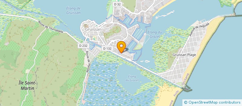 localisation de l'entreprise AS INVESTISSEMENTS  GRUISSAN