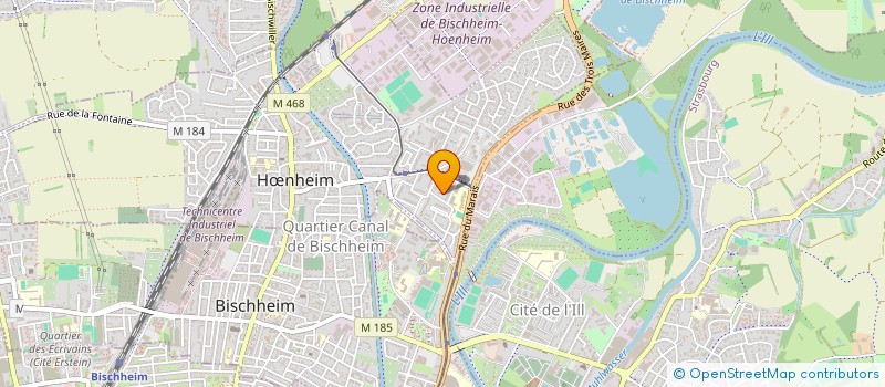 localisation de l'entreprise AS INVESTISSEMENTS  HNHEIM