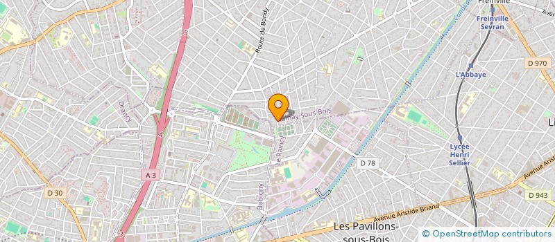 localisation de l'entreprise AS INVESTONY à AULNAY-SOUS-BOIS