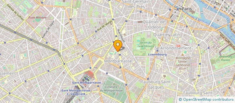 localisation de l'entreprise AS ISEP  PARIS