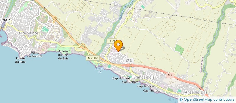 localisation de l'entreprise AS JACK & TEDDY INDUSTRIE  SAINT-PIERRE