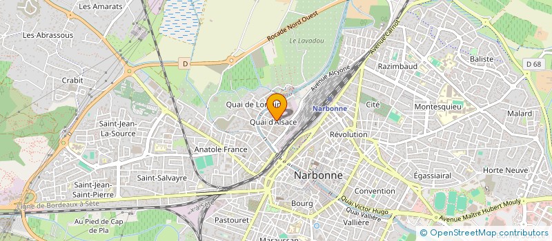 localisation de l'entreprise AS JOC à NARBONNE
