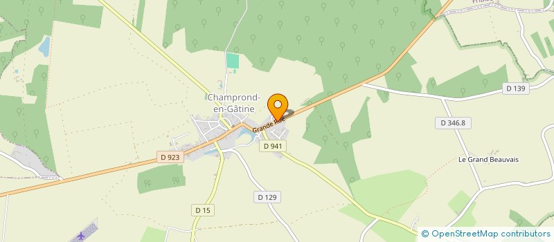 localisation de l'entreprise AS KAHLELLOU à CHAMPROND-EN-GATINE