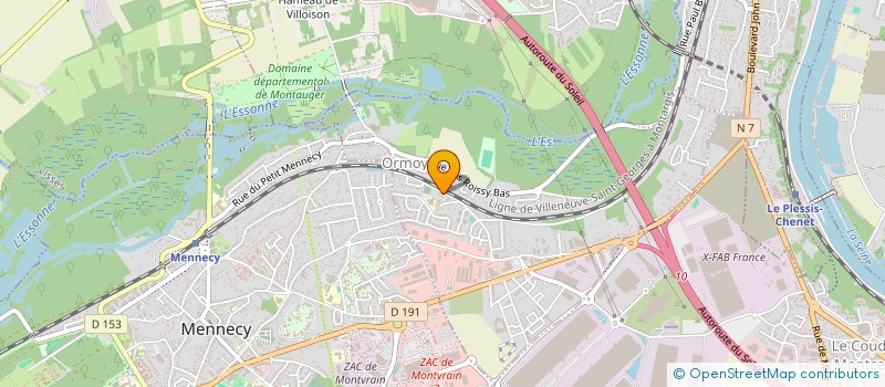 localisation de l'entreprise AS KHOUDARIF  ORMOY