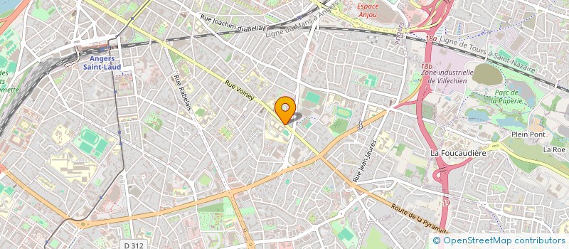 localisation de l'entreprise AS LA MADELEINE à ANGERS