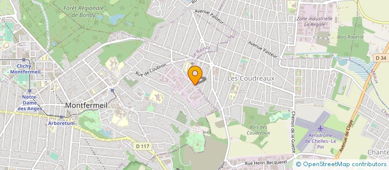 localisation de l'entreprise AS LASER SARL à MONTFERMEIL