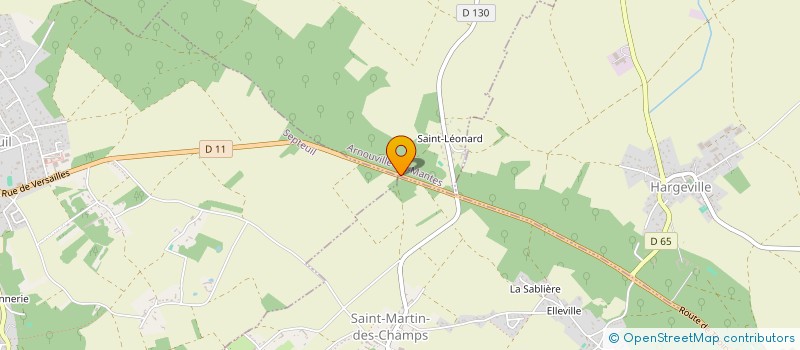 localisation de l'entreprise AS LEVAGE  ARNOUVILLE-LES-MANTES