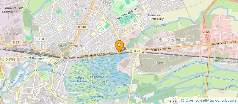 localisation de l'entreprise AS-LOC  BOURGES