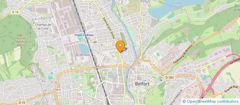 localisation de l'entreprise AS LOC TEMOIN JEHOVAH PORTUGAISE BELFORF à BELFORT