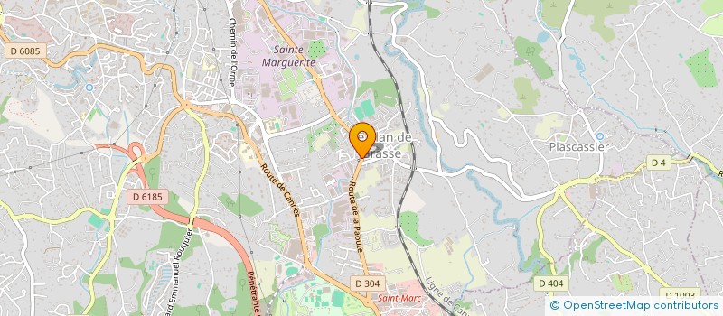 localisation de l'entreprise AS LOCATIION  GRASSE