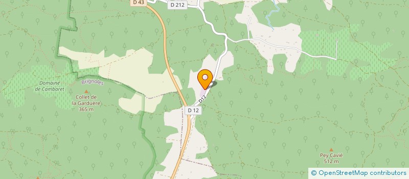 localisation de l'entreprise AS LOCATIONS  CAMPS-LA-SOURCE