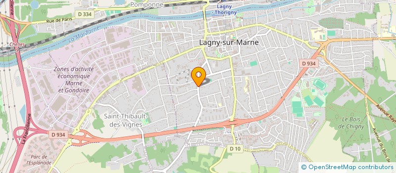 localisation de l'entreprise AS LOGISTIC à LAGNY-SUR-MARNE