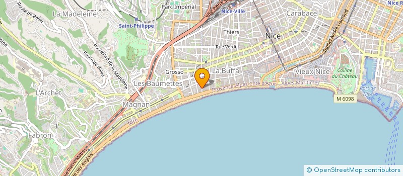 localisation de l'entreprise AS LOGISTICS FRET à NICE