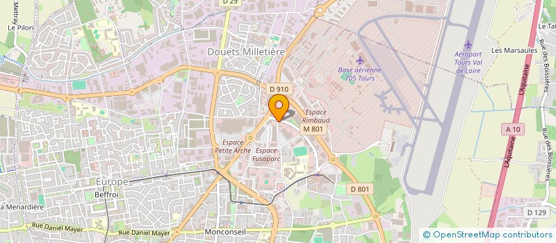 localisation de l'entreprise AS LOISIRSPORTS  TOURS